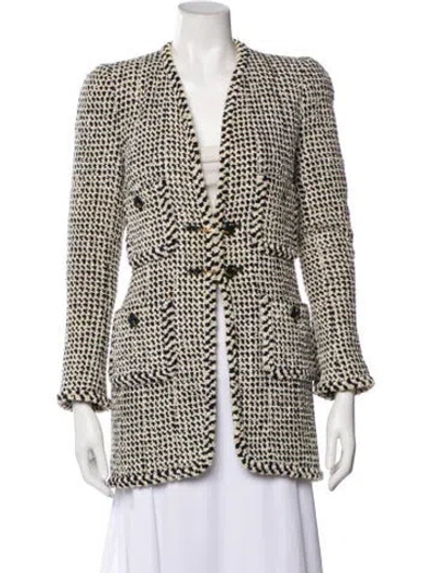 Pre-owned Chanel Vintage Late 1970's - Early 1980's Blazer In Blue