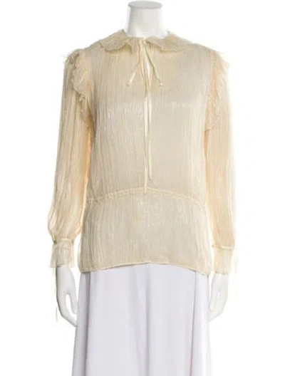 Pre-owned Chanel Vintage Late 1970's - Early 1980's Blouse