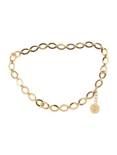 Pre-owned Chanel Vintage Late 1980's - Early 1990's Chain-link Belt In Gold