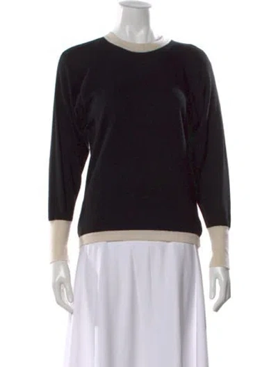 Pre-owned Chanel Vintage Late 1980's - Early 1990's Sweater In Black