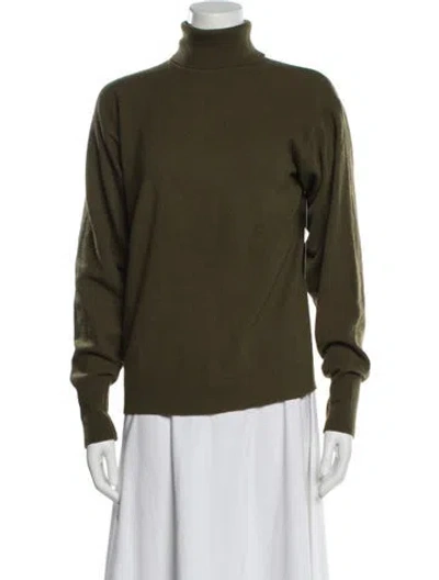 Pre-owned Chanel Vintage Late 1980's - Early 1990's Sweater In Green