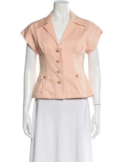 Pre-owned Chanel Vintage Late 1980's - Early 1990's Vest In Pink