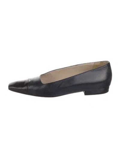 Pre-owned Chanel Vintage Leather Flats In Multi