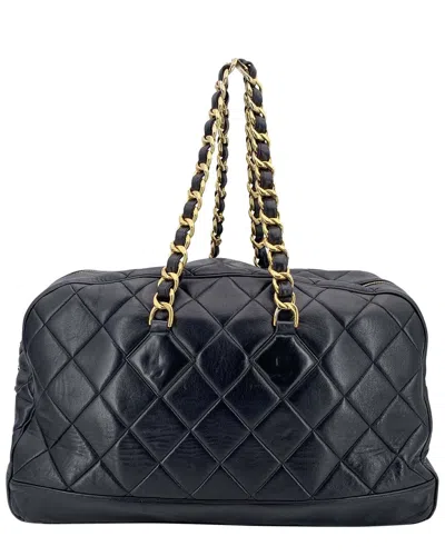 Pre-owned Chanel Vintage Leather Luggage Timeless/classique (authentic Pre-loved)