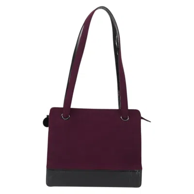 Pre-owned Chanel Vintage Logo Tote Cotton Purple Cotton Tote Bag Bag ()