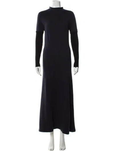 Pre-owned Chanel Vintage Long Dress In Blue