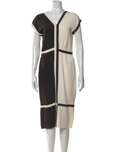 Pre-owned Chanel Vintage Midi Length Dress