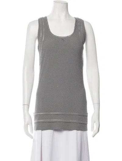 Pre-owned Chanel Vintage Midi Length Dress In Black