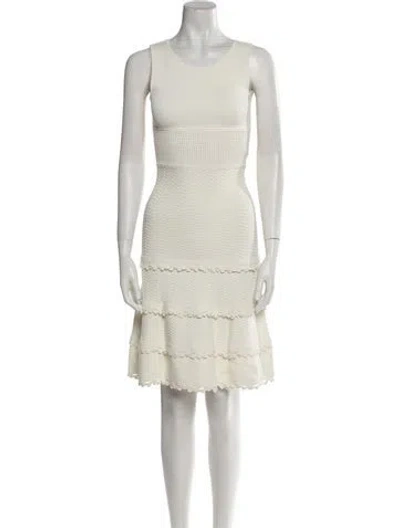 Pre-owned Chanel Vintage Midi Length Dress In Neutral