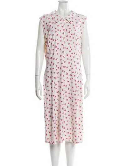Pre-owned Chanel Vintage Midi Length Dress In Neutral
