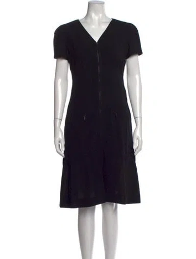 Pre-owned Chanel Vintage Midi Length Dress In Neutrals