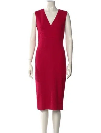 Pre-owned Chanel Vintage Midi Length Dress In Pink