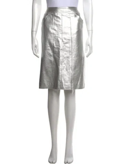 Pre-owned Chanel Vintage Midi Length Skirt