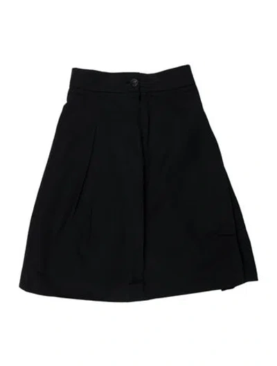 Pre-owned Chanel Vintage Midi Length Skirt In Blue