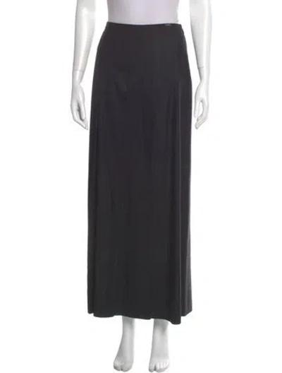 Pre-owned Chanel Vintage Midi Length Skirt In Gray