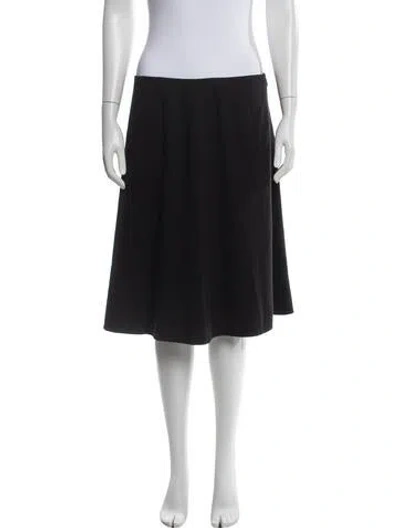 Pre-owned Chanel Vintage Midi Length Skirt In Grey