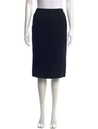 Pre-owned Chanel Vintage Midi Length Skirt In Multi
