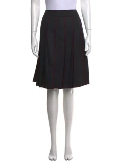 Pre-owned Chanel Vintage Midi Length Skirt In Multi