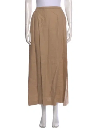 Pre-owned Chanel Vintage Midi Length Skirt In Neutral