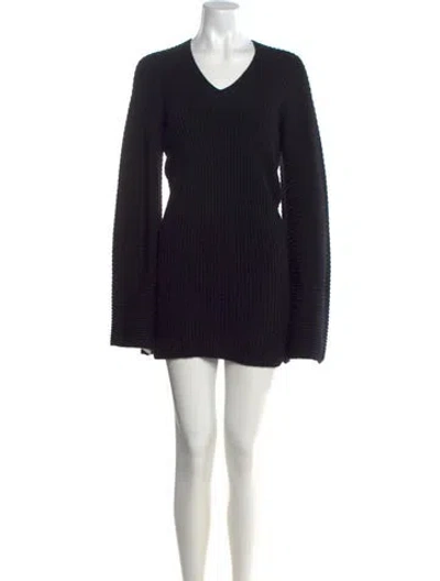 Pre-owned Chanel Vintage Mini Dress In Black
