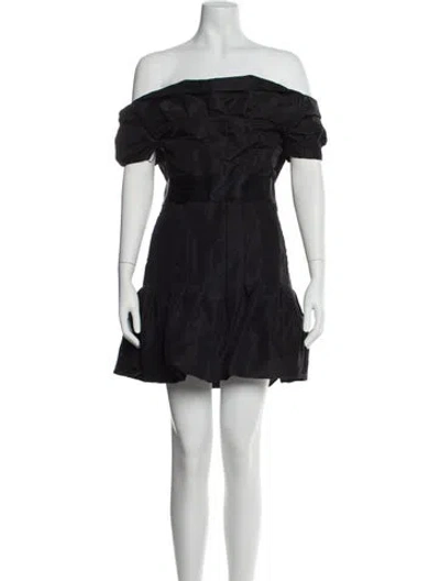 Pre-owned Chanel Vintage Mini Dress In Black
