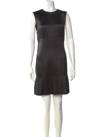 Pre-owned Chanel Vintage Mini Dress In Black