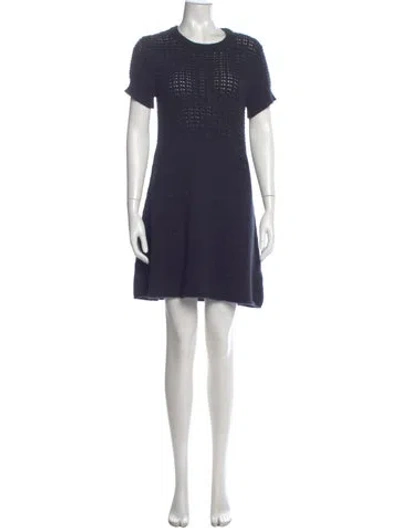 Pre-owned Chanel Vintage Mini Dress In Black