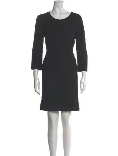 Pre-owned Chanel Vintage Mini Dress In Black