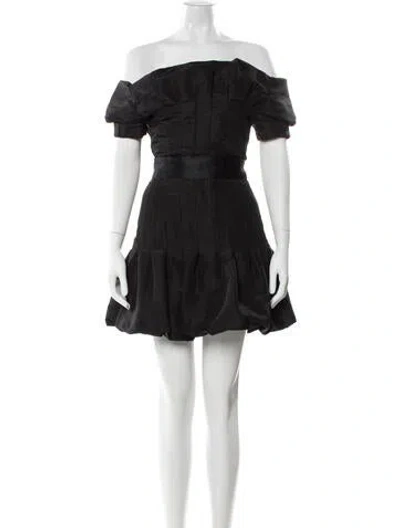Pre-owned Chanel Vintage Mini Dress In Black