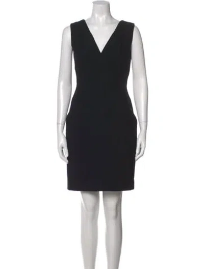 Pre-owned Chanel Vintage Mini Dress In Black