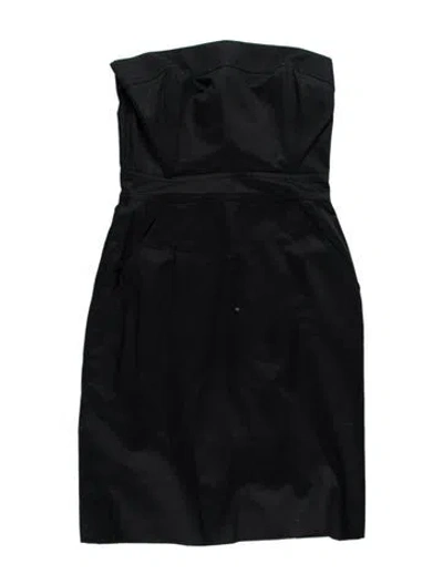 Pre-owned Chanel Vintage Mini Dress In Black