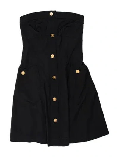 Pre-owned Chanel Vintage Mini Dress In Black
