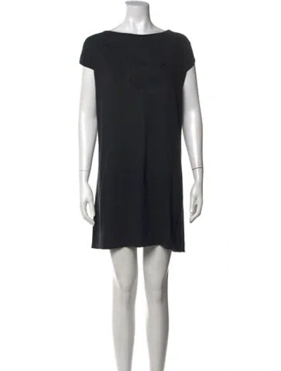 Pre-owned Chanel Vintage Mini Dress In Black