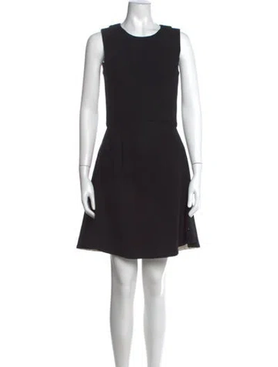 Pre-owned Chanel Vintage Mini Dress In Black