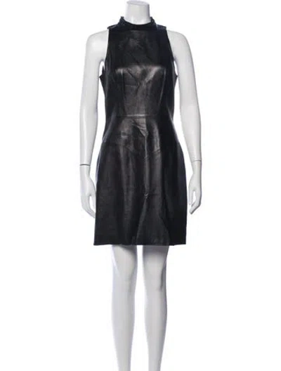 Pre-owned Chanel Vintage Mini Dress In Black