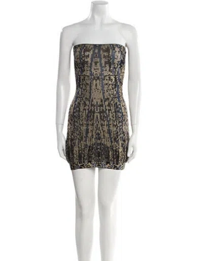 Pre-owned Chanel Vintage Mini Dress In Multi