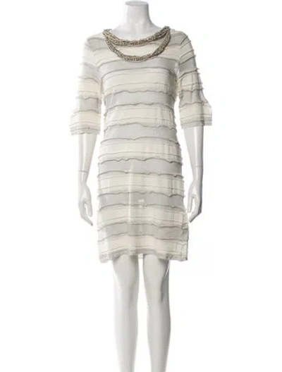 Pre-owned Chanel Vintage Mini Dress In Multi