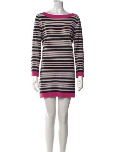 Pre-owned Chanel Vintage Mini Dress In Multicolor