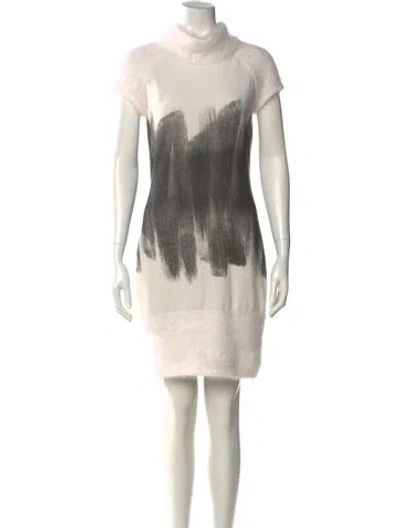 Pre-owned Chanel Vintage Mini Dress In Neutral