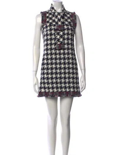 Pre-owned Chanel Vintage Mini Dress In Neutrals