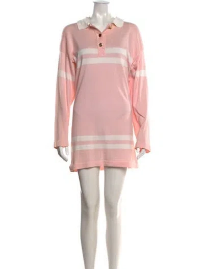 Pre-owned Chanel Vintage Mini Dress In Pink