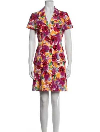 Pre-owned Chanel Vintage Mini Dress In Pink
