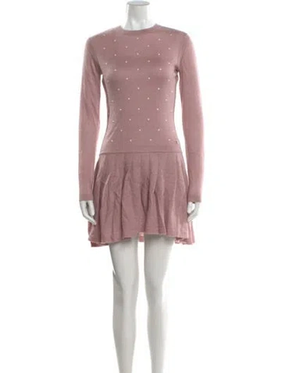 Pre-owned Chanel Vintage Mini Dress In Purple