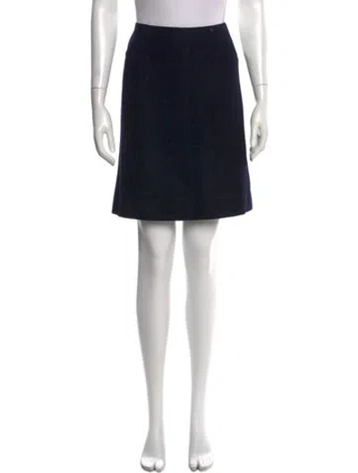 Pre-owned Chanel Vintage Mini Skirt In Black