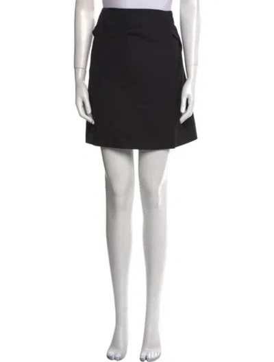 Pre-owned Chanel Vintage Mini Skirt In Black