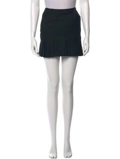 Pre-owned Chanel Vintage Mini Skirt In Black