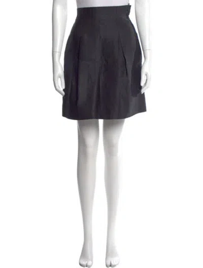 Pre-owned Chanel Vintage Mini Skirt In Black