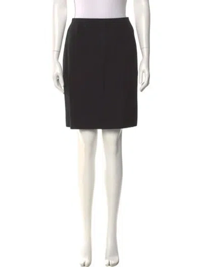 Pre-owned Chanel Vintage Mini Skirt In Black
