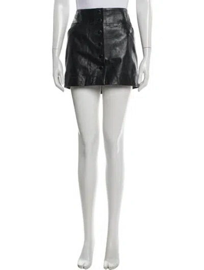 Pre-owned Chanel Vintage Mini Skirt In Black