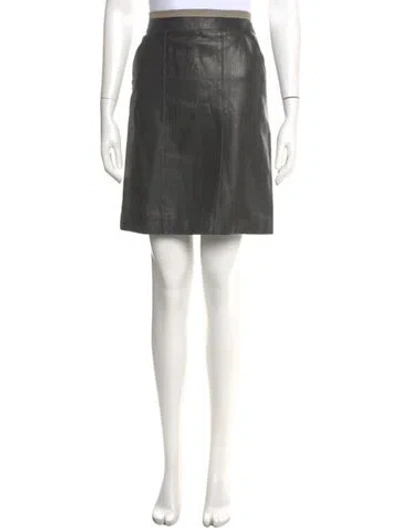 Pre-owned Chanel Vintage Mini Skirt In Black
